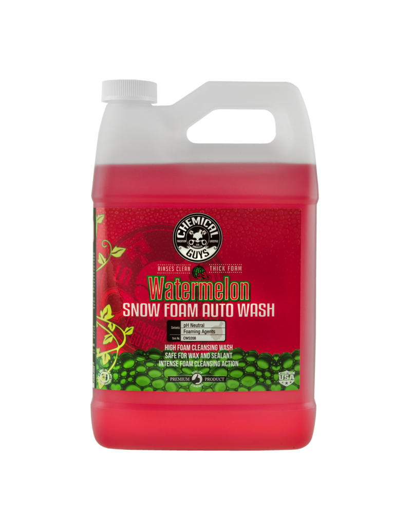 Chemical Guys CWS208 - Watermelon Snow Foam Auto Wash Cleanser (1 Gal)