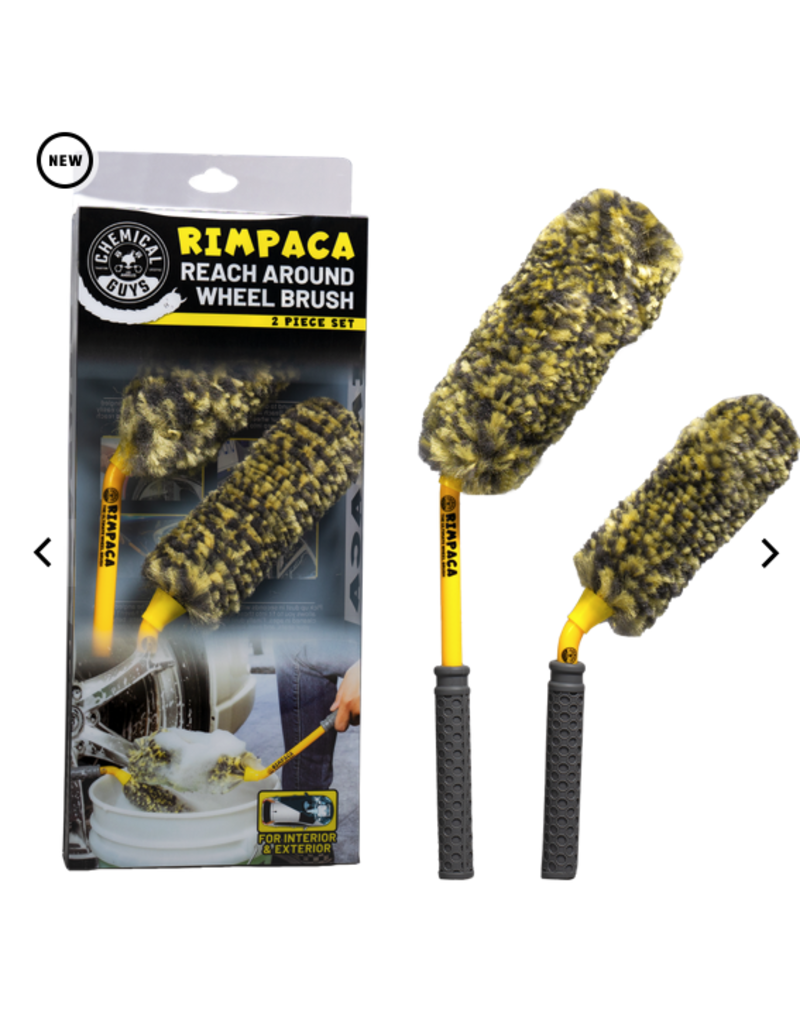 Chemical Guys ACC615 - Rimpaca Reach Around Ultimate Wheel Brush Set (2 pcs) (Accessories)