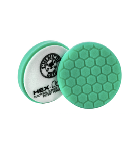 Hex-Logic BUFX_103HEX6 6.5 '' Hex-Logic Pad Green Light Cut-Heavy Polish Minor Scratch & Swirl Remover Pad- 6.5''Inch)