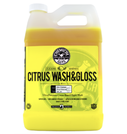 Chemical Guys CWS_301 - Citrus Wash & Gloss Citrus Based Hyper-Concentrated Wash+Gloss (No-More Spots) (1 Gal)