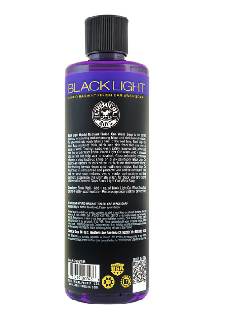 Chemical Guys CWS61916 - BlackLight Car Wash Soap (16oz)