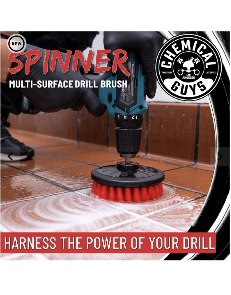 Chemical Guys ACC508 - Chemical Guys Spinner Carpet Drill Brush, Heavy Duty