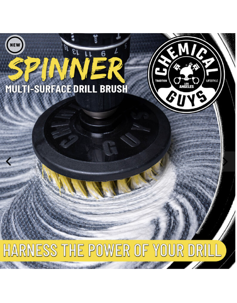ACC507 - Chemical Guys Spinner Carpet Drill Brush, Medium Duty - Detail  Garage - Alpharetta