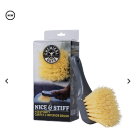 Chemical Guys ACCG02 - Chemical Guys Nice & Stiff Heavy Duty Carpet & Interior Brush