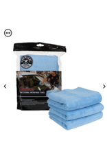 Chemical Guys MICBLUE03 - Workhorse Professional Microfiber Towel, Blue 16" x 16" (3 Pack)