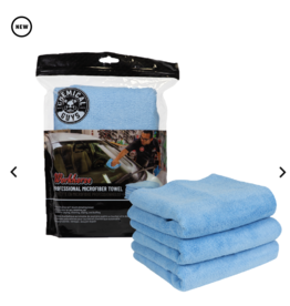 Chemical Guys MIC_781_01 Waffle Weave Microfiber Towel - 36 x 25 - Gray