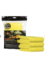 Chemical Guys MICYELLOW03 - Workhorse Professional Microfiber Towel, Yellow 16" x 16" (3 Pack)