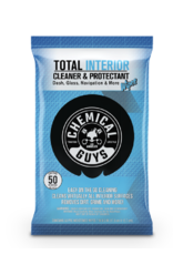 Chemical Guys PMWSPI22050 - Total Interior Cleaner & Protectant Wipes (50 ct)