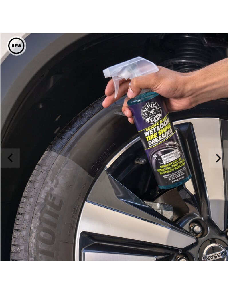 TVD11816 Galactic Black Wet Look Tire Shine Dressing (16 oz) Detail Garage Alpharetta