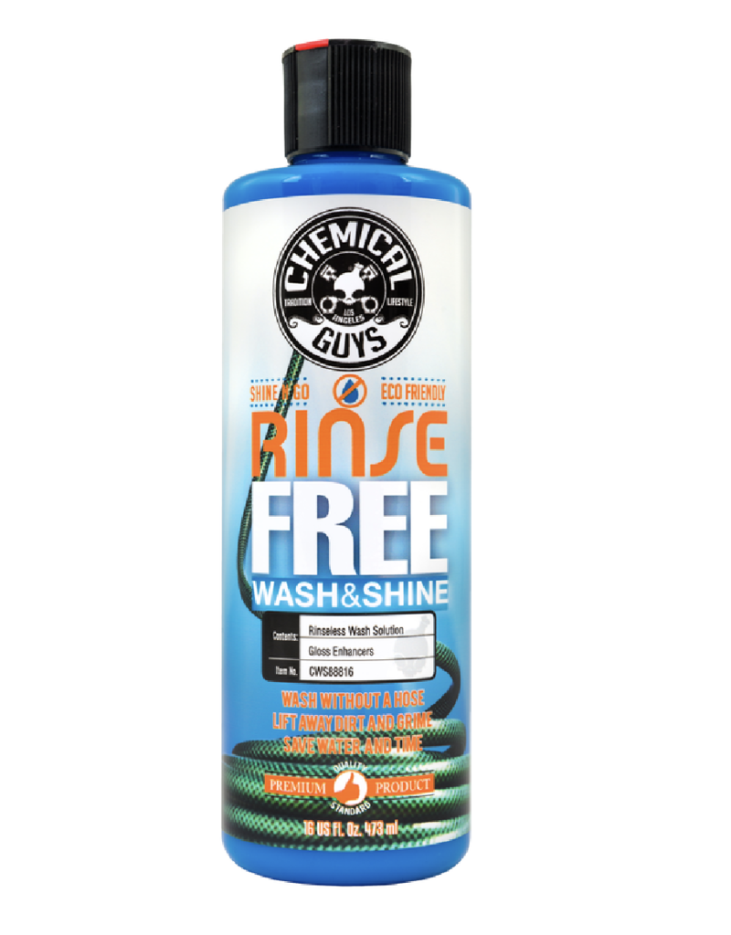 Chemical Guys CWS88816 - Rinse Free EcoWash- The Hose Free Car Wash (16oz)