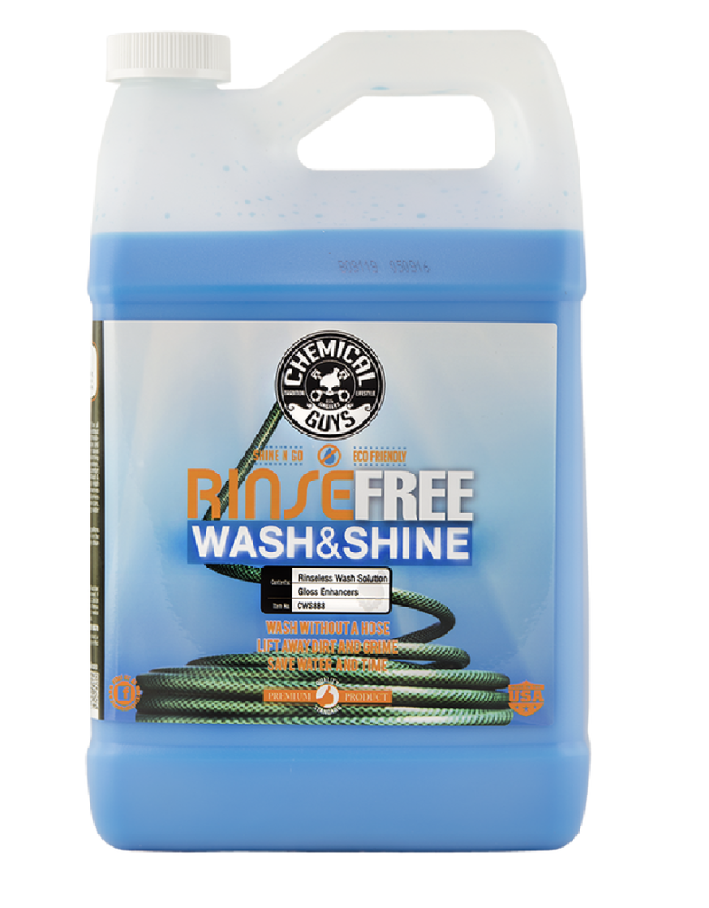 Chemical Guys CWS888 - Rinse Free EcoWash- The Hose Free Car Wash (128 oz - 1 Gal)