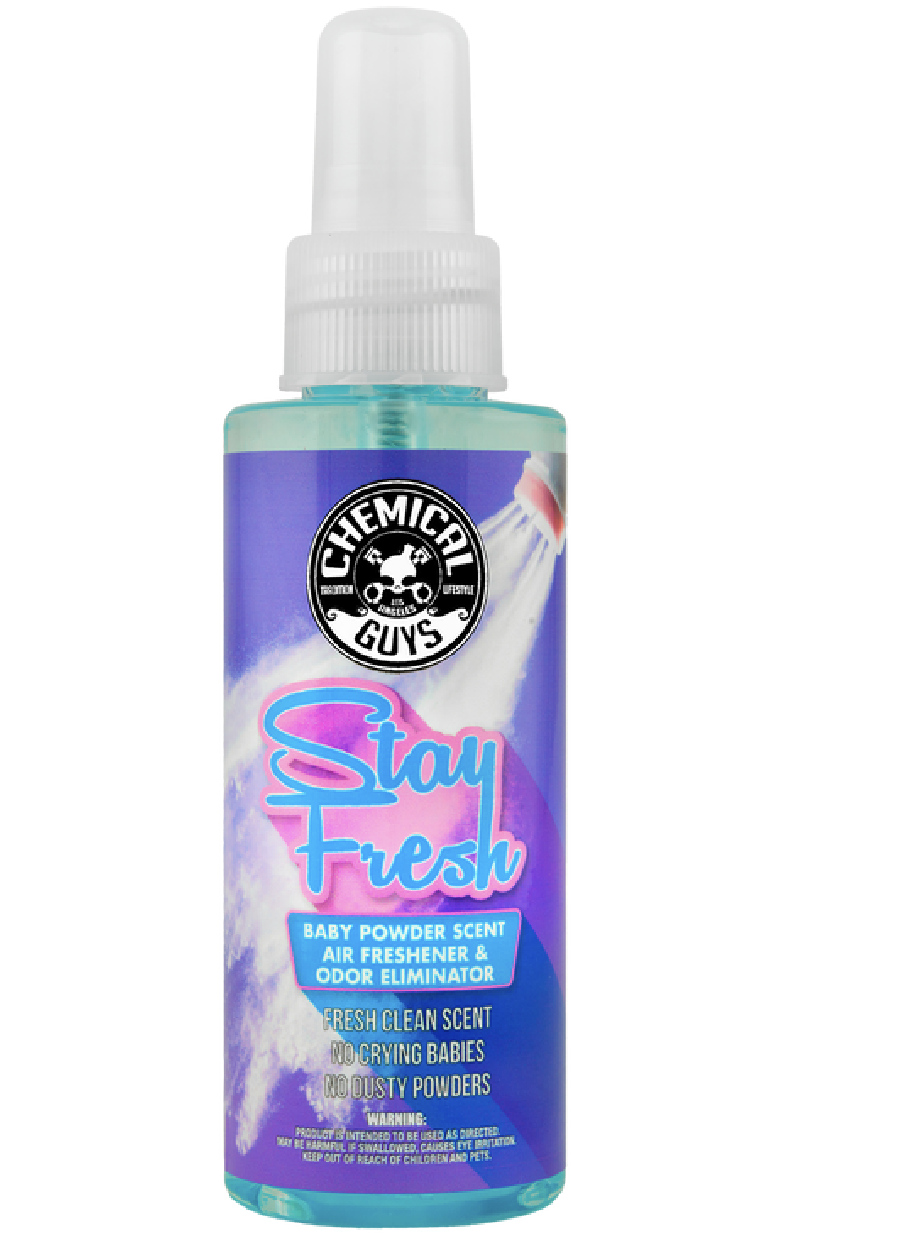 AIR23404 Stay Fresh Baby Powder Air Freshener (4oz) Detail Garage