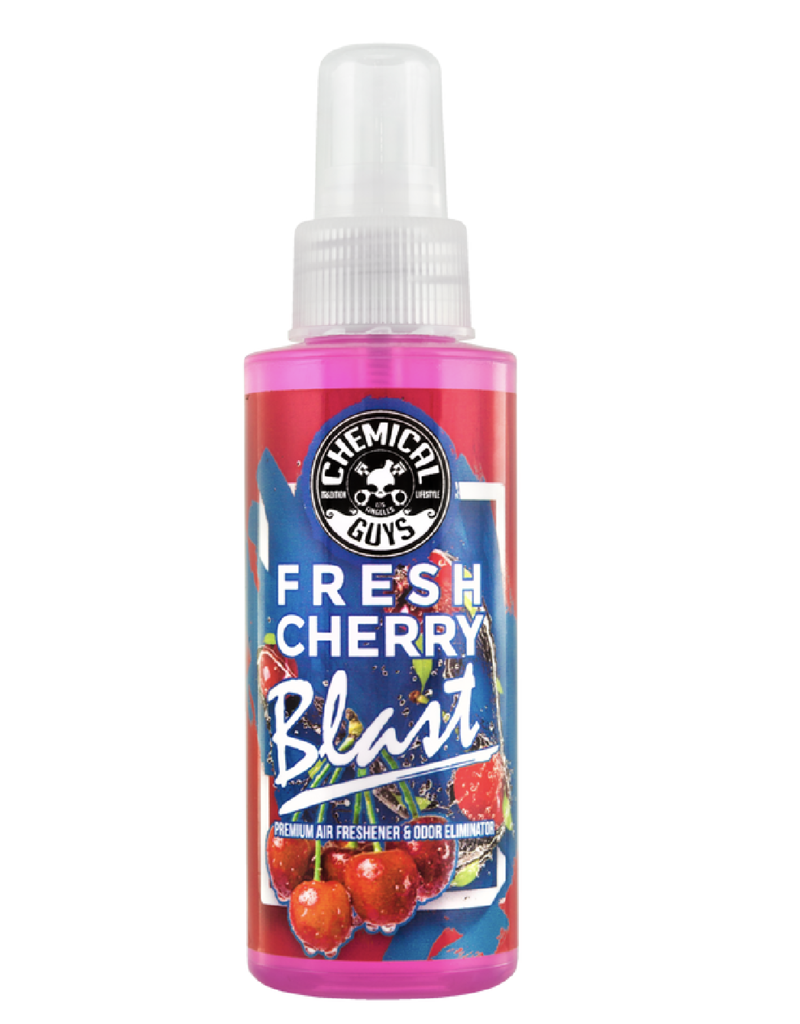 Chemical Guys AIR22804 - Fresh Cherry Blast Premium Air Freshener & Odor Eliminator (4oz)