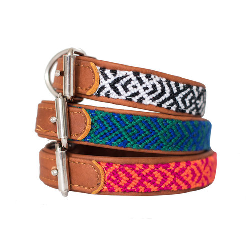 Canuto Canine Collar Piel Tejido Canuto Canine Collar Piel Tejido