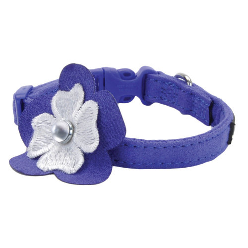 Coastal Collar Li’l Pals® Microfibra Ajustable w/ Flower Coastal Collar Li’l Pals® Microfibra Ajustable w/ Flower
