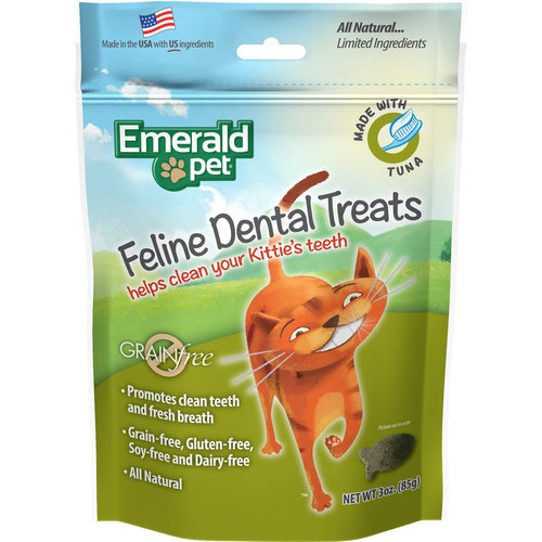 Emerald Pet Feline Premios Dentales - Atún 85 g Emerald Pet Feline Premios Dentales - Atún 85 g