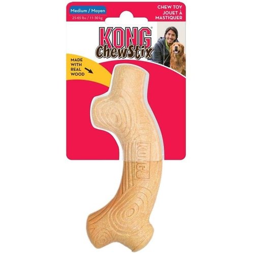 Kong Hueso Para Masticar (madera real y aroma tocino) Kong Hueso Para Masticar (madera real y aroma tocino)