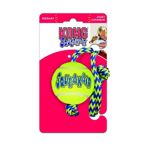Kong Pelota SqueakAir Con Cuerda M Kong Pelota SqueakAir Con Cuerda M