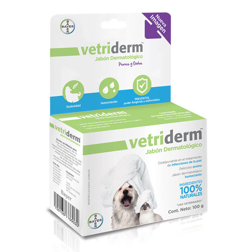 Bayer Jabón Vetriderm 100 g Bayer Jabón Vetriderm 100 g