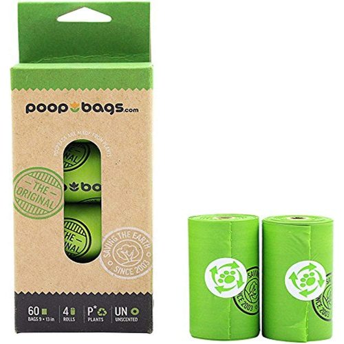 Poop Bags Caja Bolsas Compostable (4 rollos-60 pza) Poop Bags Caja Bolsas Compostable (4 rollos-60 pza)