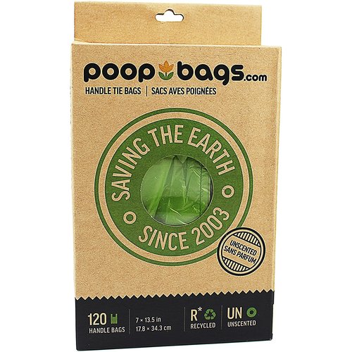 Poop Bags Caja Bolsas Con Asa Biodegradables (120 pza) Poop Bags Caja Bolsas Con Asa Biodegradables (120 pza)