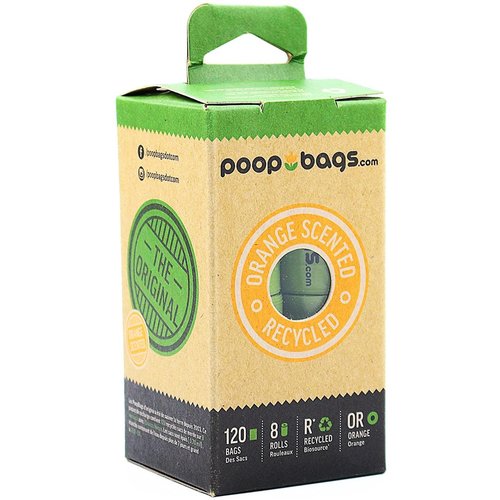 Poop Bags Caja Bolsas Biodegradables Con Aroma (8 rollos-120 pza) Poop Bags Caja Bolsas Biodegradables Con Aroma (8 rollos-120 pza)