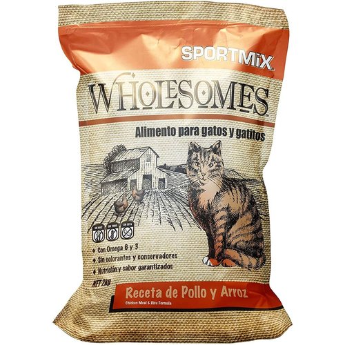 Sport Mix Feline Wholesomes Pollo y Arroz Sport Mix Feline Wholesomes Pollo y Arroz