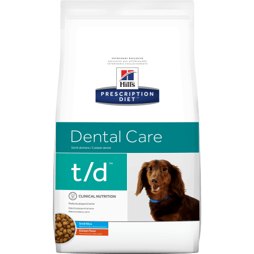 Hill's Prescription Diet Canine T/D Small Bites 2.3 kg Hill's Prescription Diet Canine T/D Small Bites 2.3 kg