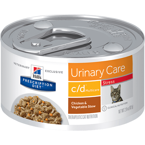 Hill's Prescription Diet Feline Lata C/D Multicare Stress Chicken Stew 82 g Hill's Prescription Diet Feline Lata C/D Multicare Stress Chicken Stew 82 g