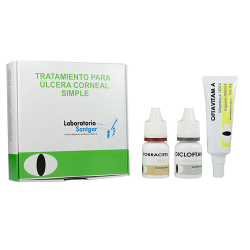 Laboratorio Santgar Kit Tratamiento de Ulcera Corneal Simple Laboratorio Santgar Kit Tratamiento de Ulcera Corneal Simple