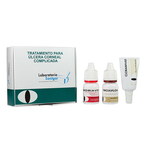Laboratorio Santgar Kit Tratamiento de Ulcera Corneal Completa Laboratorio Santgar Kit Tratamiento de Ulcera Corneal Completa