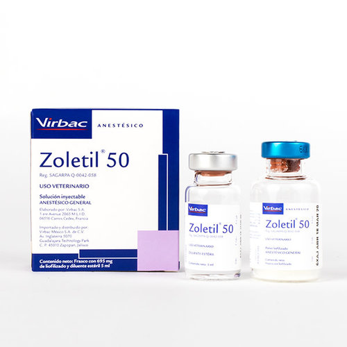 Laboratorio Virbac Zoletil 100 5 ml (Rec Cuantificada) Laboratorio Virbac Zoletil 100 5 ml (Rec Cuantificada)