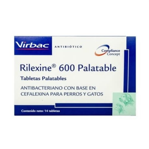Laboratorio Virbac Rilexine 600 Masticable Caja 14 Pza. Laboratorio Virbac Rilexine 600 Masticable Caja 14 Pza.