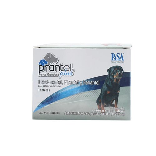 Laboratorio Pisa Prantel Plus Perros Grandes 20 Pza. Laboratorio Pisa Prantel Plus Perros Grandes 20 Pza.