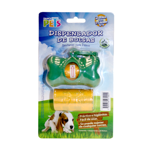 Fancy Pets Dispensador C/40 Bolsas Desechables Fancy Pets Dispensador C/40 Bolsas Desechables