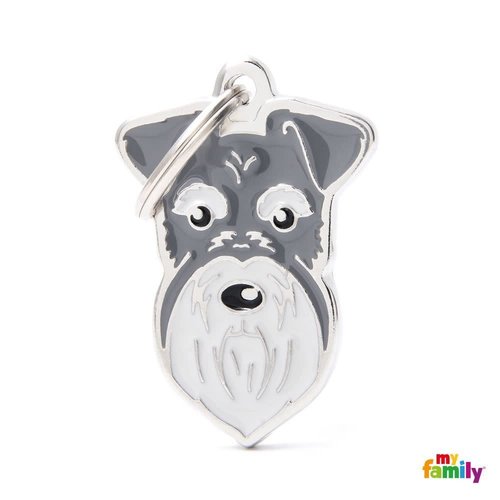 My Family Placa Perro Schnauzer My Family Placa Perro Schnauzer
