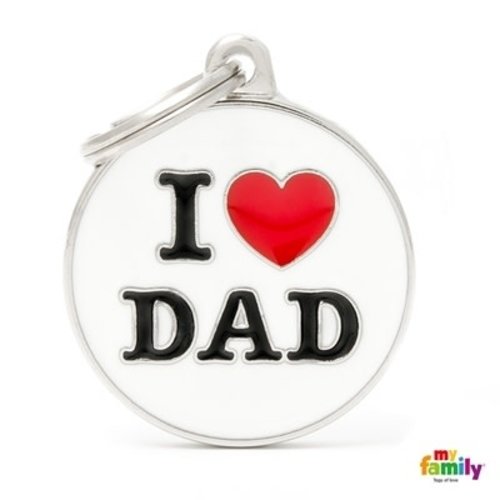 My Family Placa "I Love Dad" My Family Placa "I Love Dad"