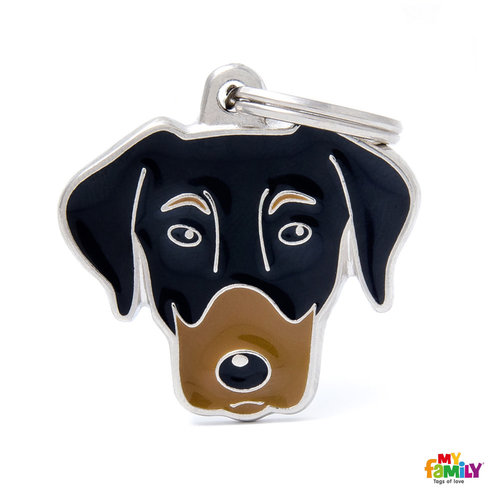 My Family Placa Perro Doberman My Family Placa Perro Doberman