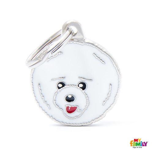 My Family Placa Perro Bichon Frisé My Family Placa Perro Bichon Frisé
