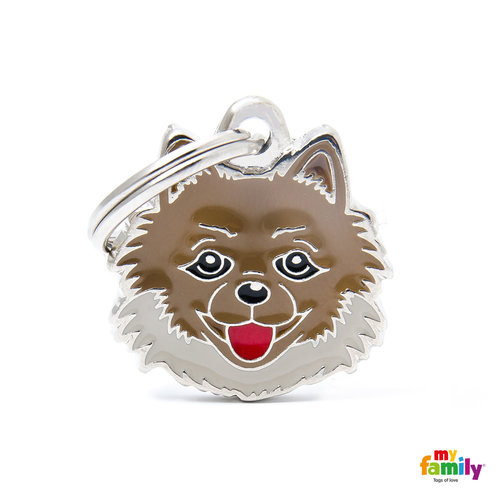 My Family Placa Perro Pomerania My Family Placa Perro Pomerania