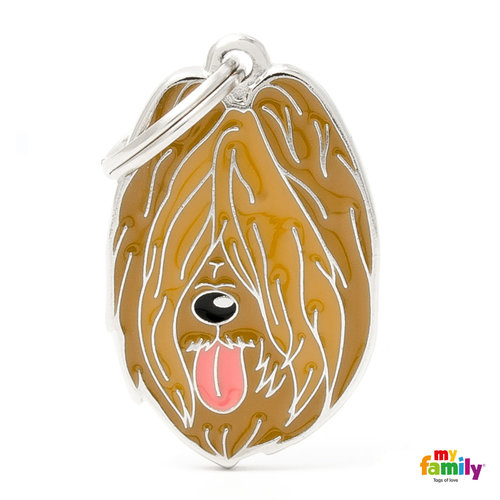 My Family Placa Perro Pastor de Brie My Family Placa Perro Pastor de Brie