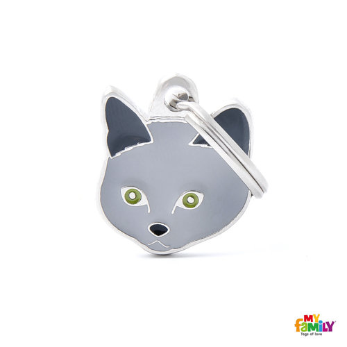 My Family Placa Gato Chartreux My Family Placa Gato Chartreux