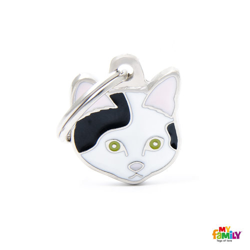 My Family Placa Gato Europeo Blanco y Negro My Family Placa Gato Europeo Blanco y Negro
