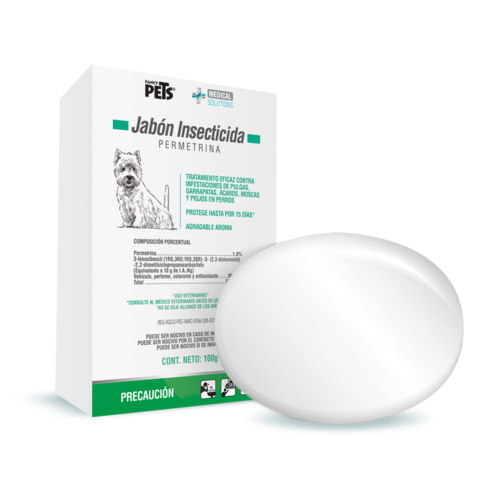 Fancy Pets Soluciones Médicas Jabon Insecticida 100 g Fancy Pets Soluciones Médicas Jabon Insecticida 100 g