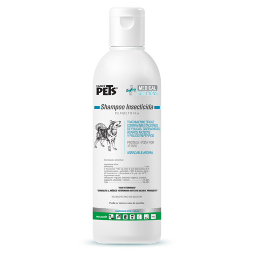 Fancy Pets Soluciones Médicas Shampoo Insecticida 250 ml