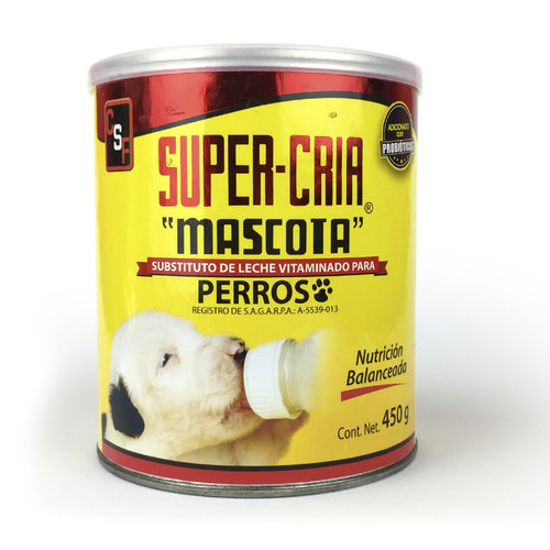 Leche Sustituto Super Cría Para Perros 450 g Leche Sustituto Super Cría Para Perros 450 g
