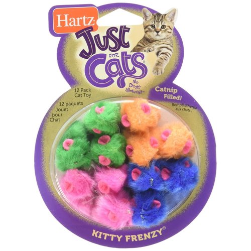 Hartz Juguete P/Gato Kitty Frency 12 pza