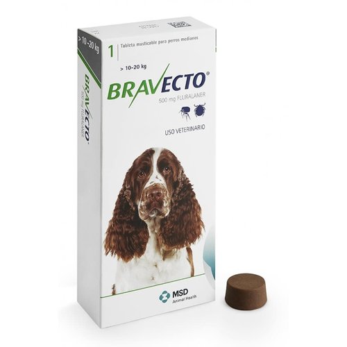 Laboratorio MSD Bravecto 10-20 kg Laboratorio MSD Bravecto 10-20 kg
