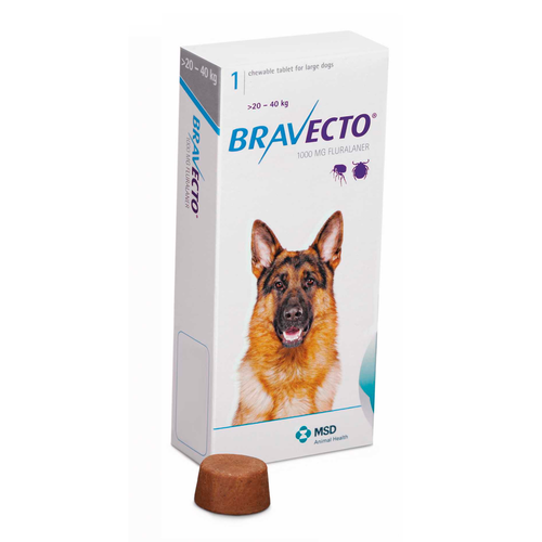 Laboratorio MSD Bravecto 20-40 kg Laboratorio MSD Bravecto 20-40 kg
