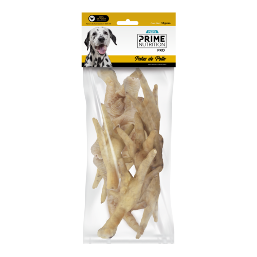 Prime Nutrition Patas De Pollo Deshidratadas 10 Pza. Prime Nutrition Patas De Pollo Deshidratadas 10 Pza.